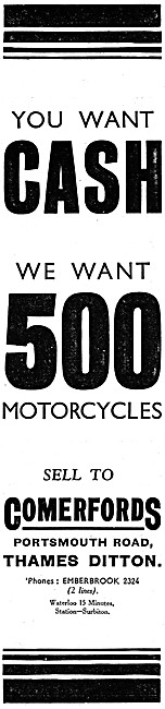 Comerfords Motor Cycle Sales                                     