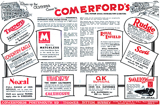 Comerfords Motor Cycle Sales                                     