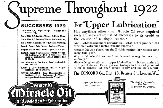 Concord Oils & Lubricants - Concord Miracle Oil                  