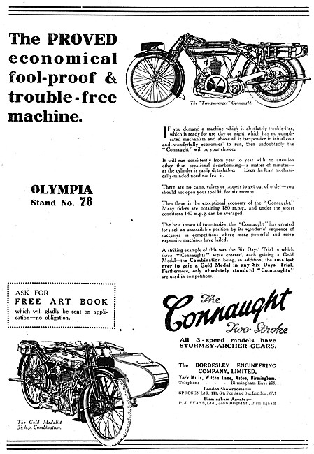 1923 Connaught Two-Strokes                                       