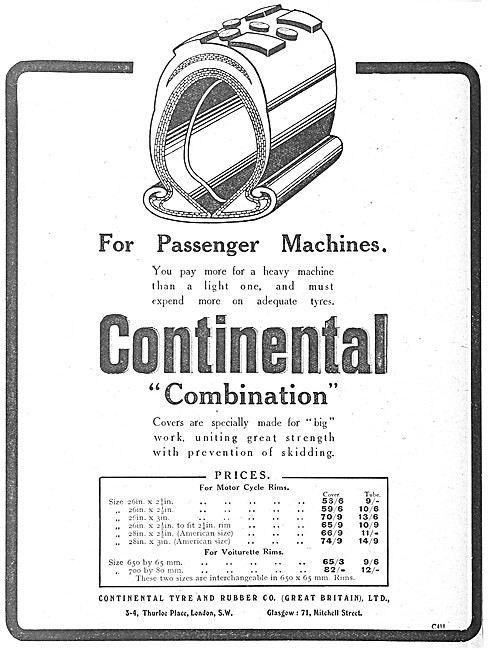 Continental Motor Cycle Tyres                                    