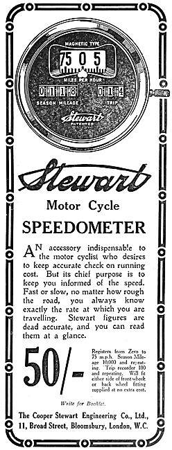 Stewart Speedometer - Stewart Instruments                        