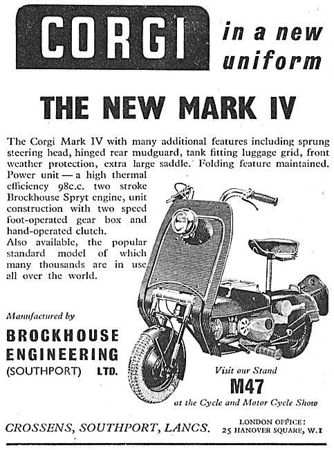 Corgi Mark IV Motorcycle                                         