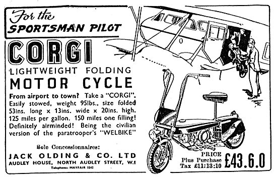 Corgi Folding Motor Cycle                                        