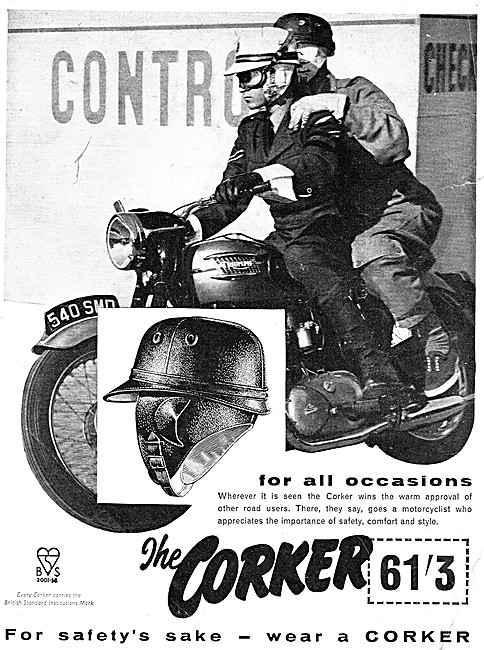 Corker Safety Helmets - Corker Helmets 1959                      