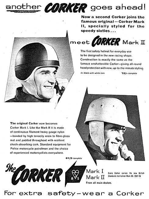 Corker Mark II Motorcycle Helmet                                 