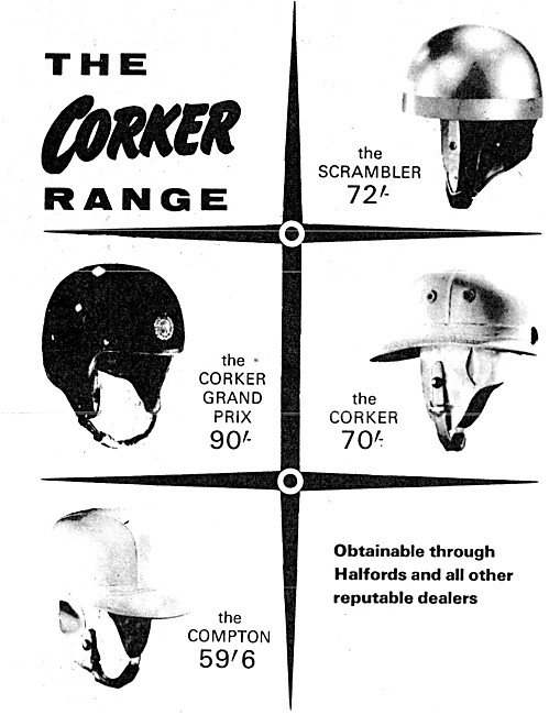 Corker Scrambler Crash Helmet 1968                               