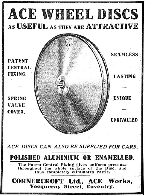 Cornercroft Ace Wheel Discs                                      