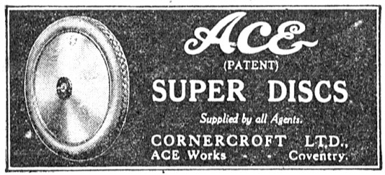 1923 Cornercroft Ace Wheel Super Disc                            