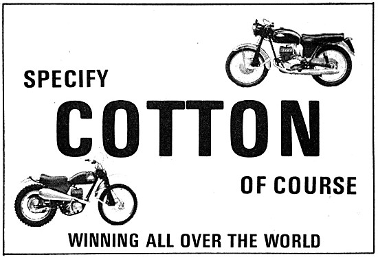 Cotton Motor Cycles 1966                                         