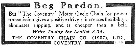 Coventry Motor Cycle Chains                                      