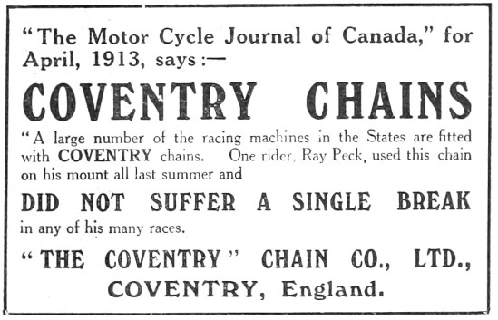 Coventry Motor Cycle Chains                                      