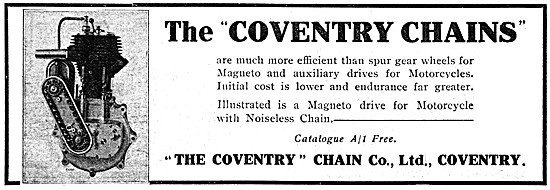 Coventry Chain Motor Cycle Auxiliary Drive Chains                