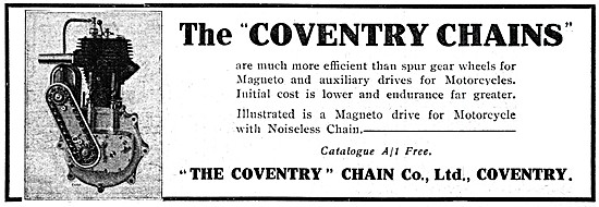 Coventry Chain Motor Cycle Auxiliary Drive Chains                