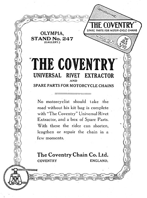 The Coventry Chain Universal Rivet Extractor                     