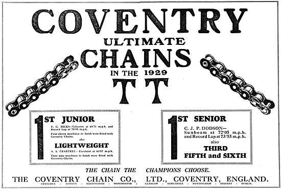 Coventry Motor Cycle Chains                                      