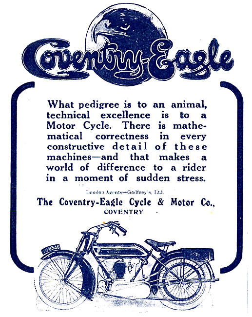1920 Coventry-Eagle Motor Cycles                                 