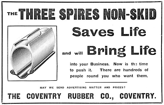 Coventry Rubber Three Spires Motorcycle Tyres                    
