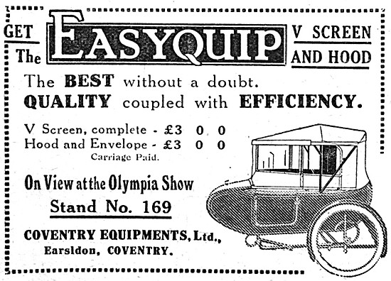 Coventry Sidecar Hoods & Screens                                 