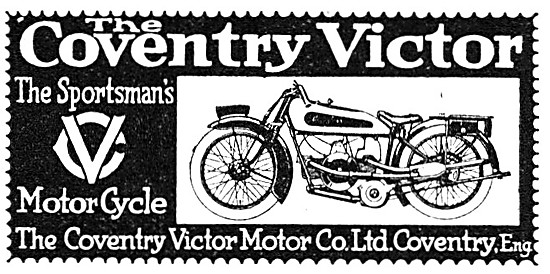 1926 Coventry Victor Motor Cycles                                