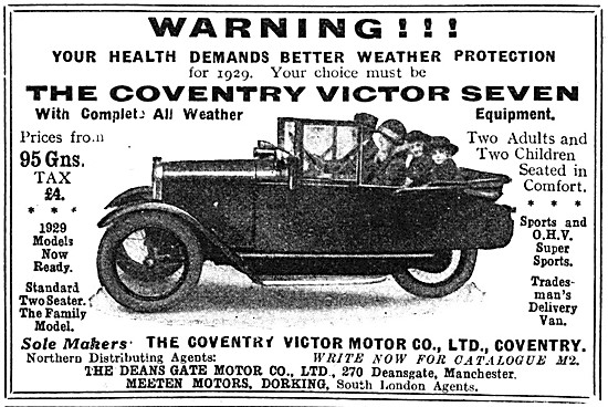 Coventry Victor Sevent Tricar - Coventry Victor Seven 3 Wheeler  