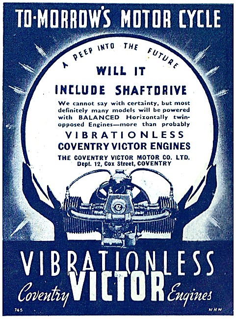 Coventry Victor Motor Cycle Engines                              
