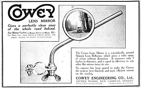 Cowey Motor Cycle Rear View Mirrors                              