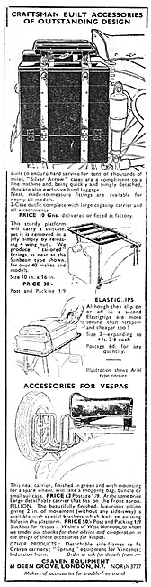 Craven Motorcycle Panniers & Luggage Racks                       