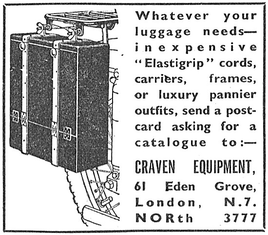 Craven Motorcycle Panniers & Luggage                             