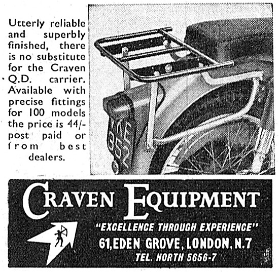 Craven Motorcycle Panniers & Racks                               