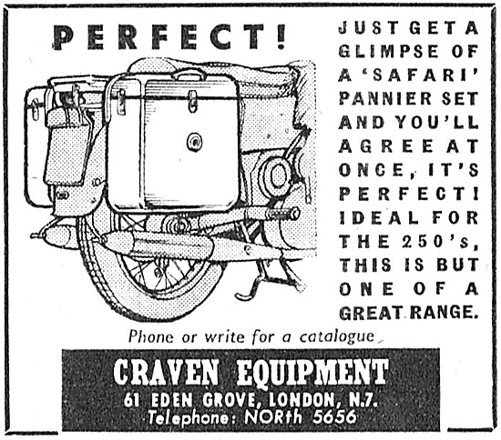 Craven Motorcycle Pannier Sets - Craven Top Carrier              