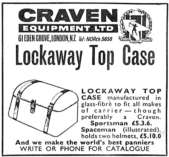 Craven Lockaway Top Case                                         