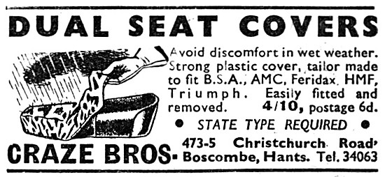 Craze Brothers Dual Seat Covers                                  