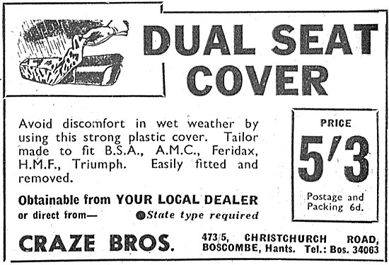 Craze Brothers Dual Seat Covers                                  