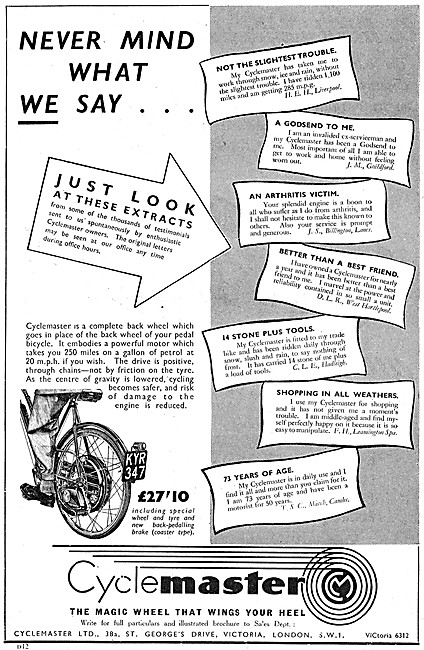 Cyclemaster Cyclemotor                                           