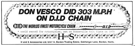 Daido Kogyo Chains - D.I.D. Motorcycle Chains                    