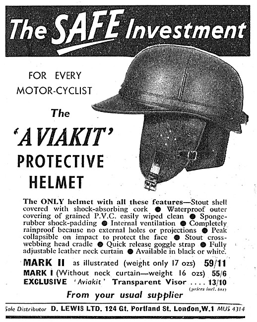 Lewis Leathers - Aviakit Helmets                                 