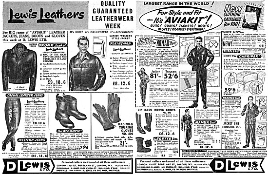 Lewis Leathers Plainsman Jacket - D.Lewis Bronx Leather Jacket   
