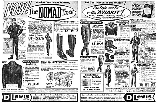 Lewis Leathers Nomad Suits                                       