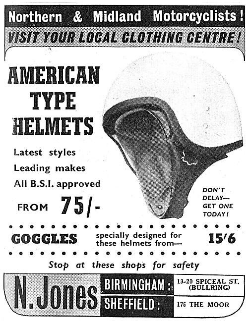 N.Jones American Type Helmets                                    