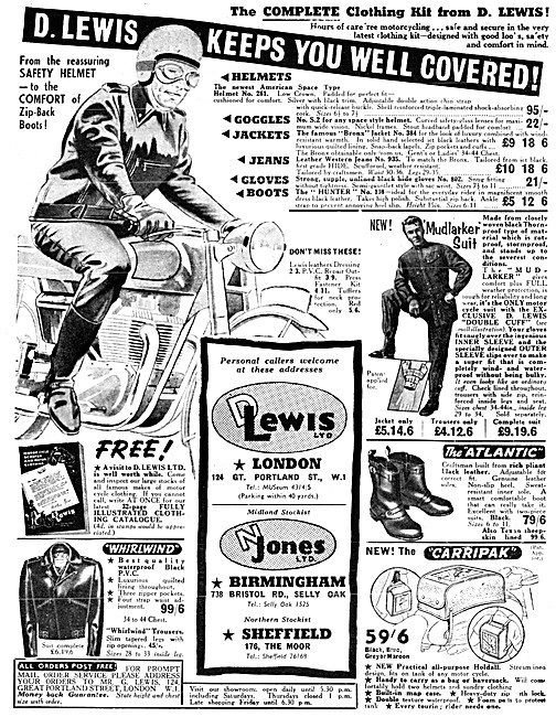 Lewis Leathers - D.Lewis Motorcycle Clothing                     