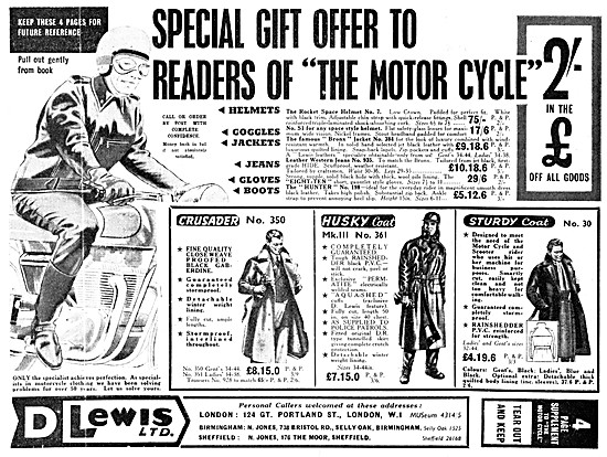 Lewis Leathers - D.Lewis Motorcycle Kit                          