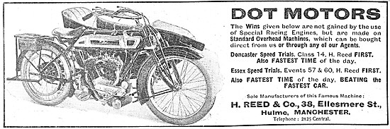 1914 V Twin Dot Motor Cycles                                     