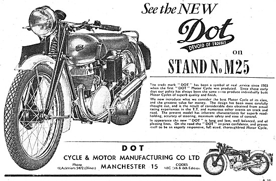 1949 Dot Motor Cycles                                            