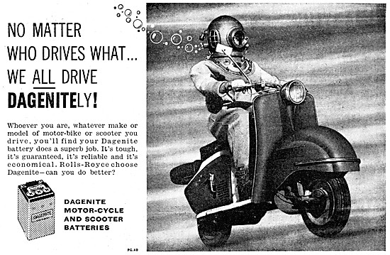 Dagenite Motor Scooter Batteries                                 