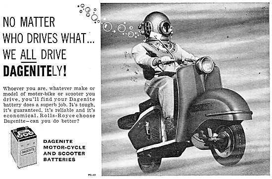 Dagenite Motor Scooter Batteries                                 