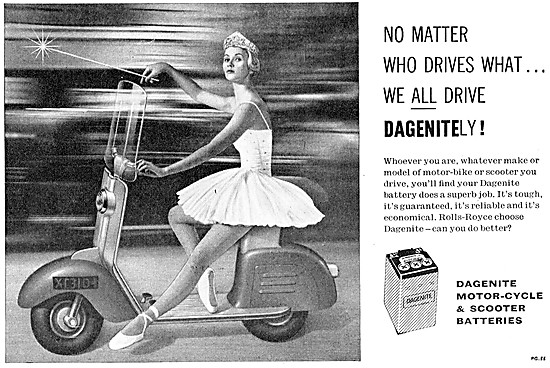 Dagenite Motor Scooter Batteries                                 