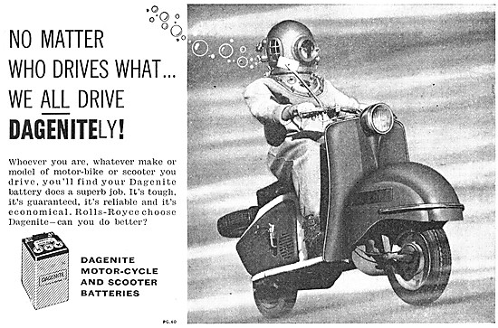 Dagenite Motor Cycle Batteries - Dagenite Scooter Battery        