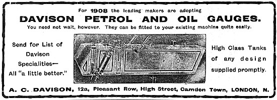 Davison Petrol & Oil Gauges                                      