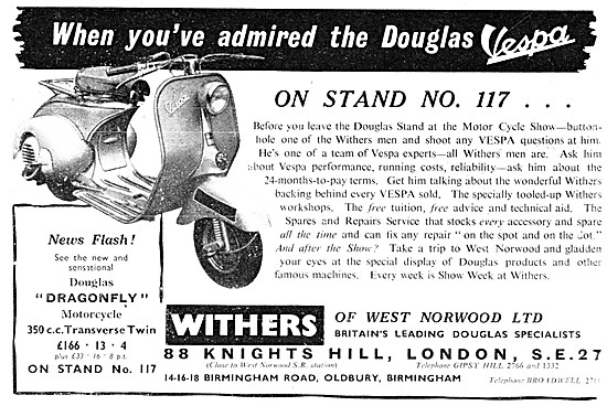 Withers Motorcycle Sales & Service. Vespa Dealership             